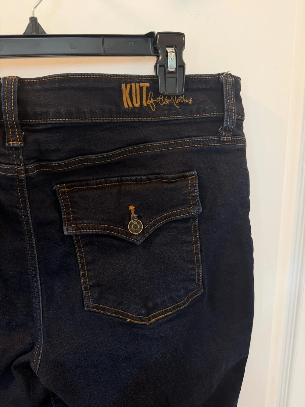 Kut from the Kloth Womens Size 14 Nicole Bootcut Dark Wash Jeans Inseam 33
